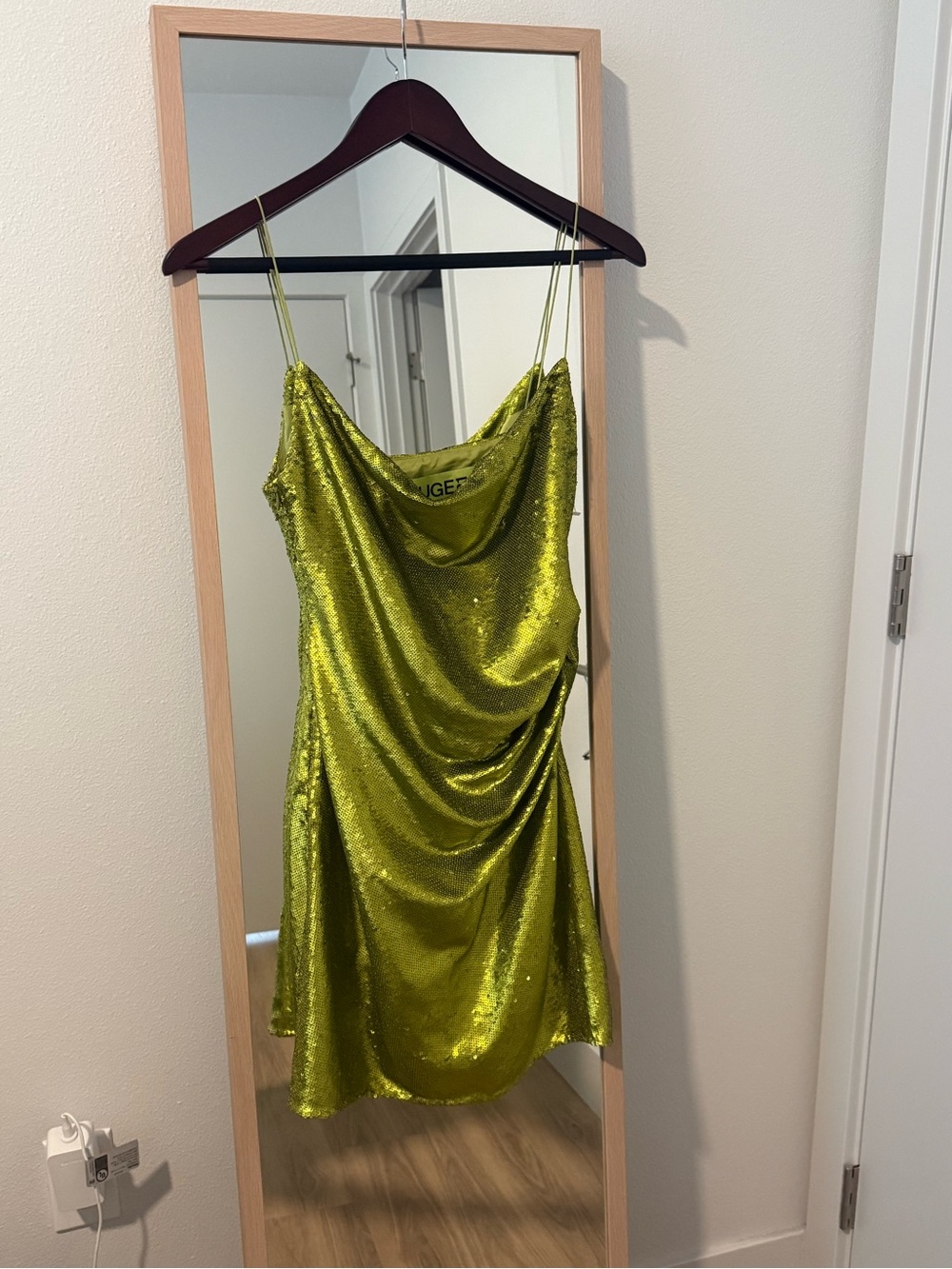 Gauge81 Almora green sequin dress NWT - Picture 2 of 5